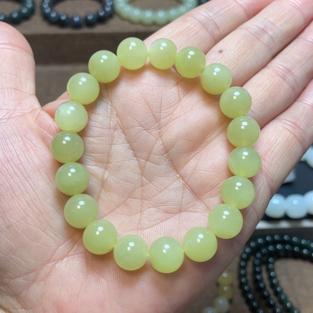 未镶嵌手链和田玉（黄玉）