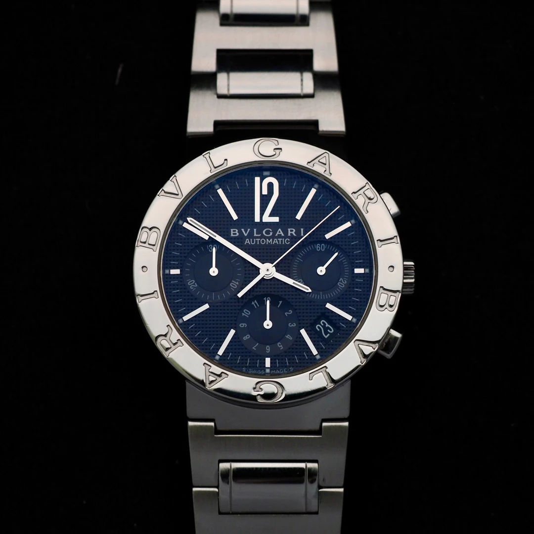 95新 BVLGARI/宝格丽 钢表/38mm/17.5cm/自动/15765408