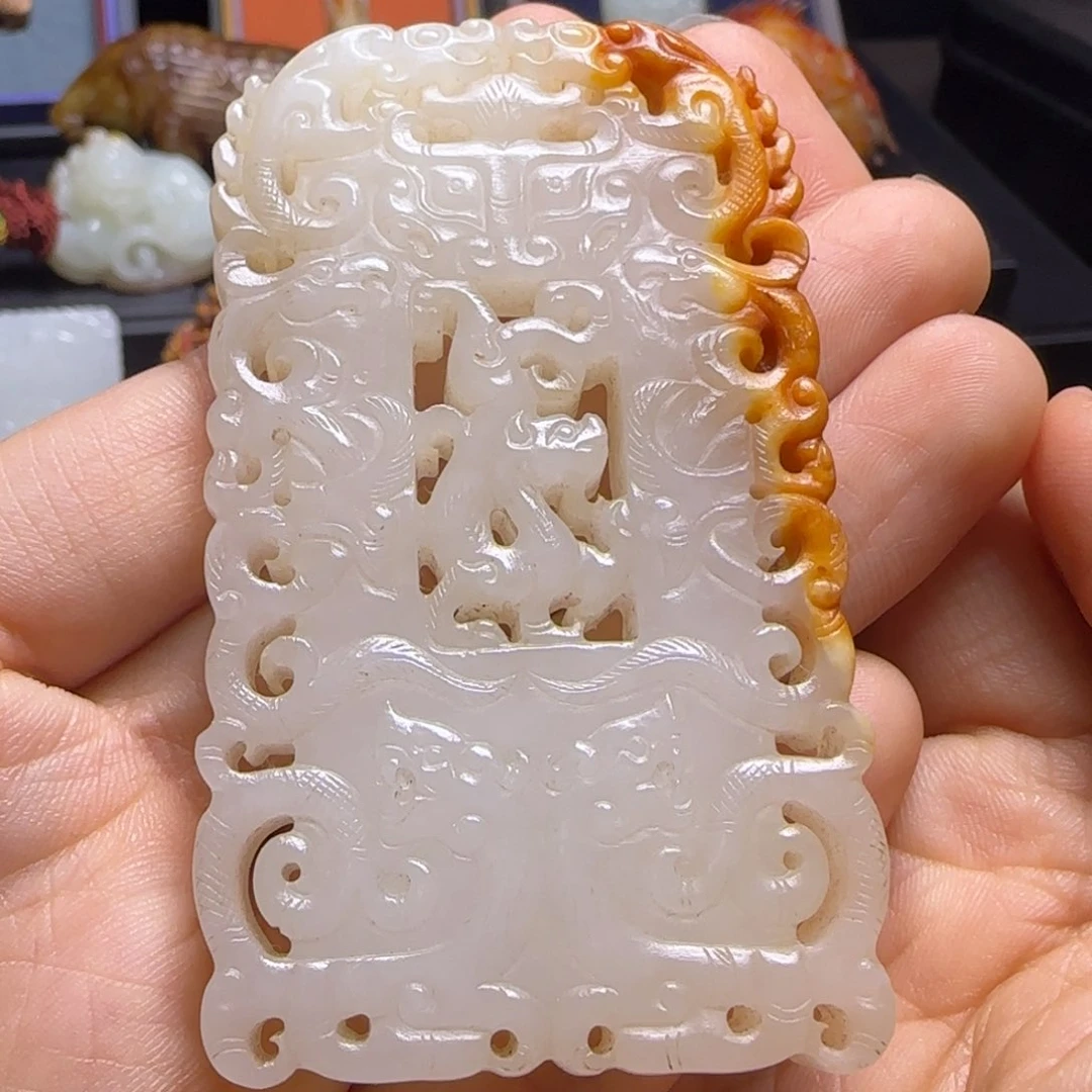 和田玉颈饰未镶嵌