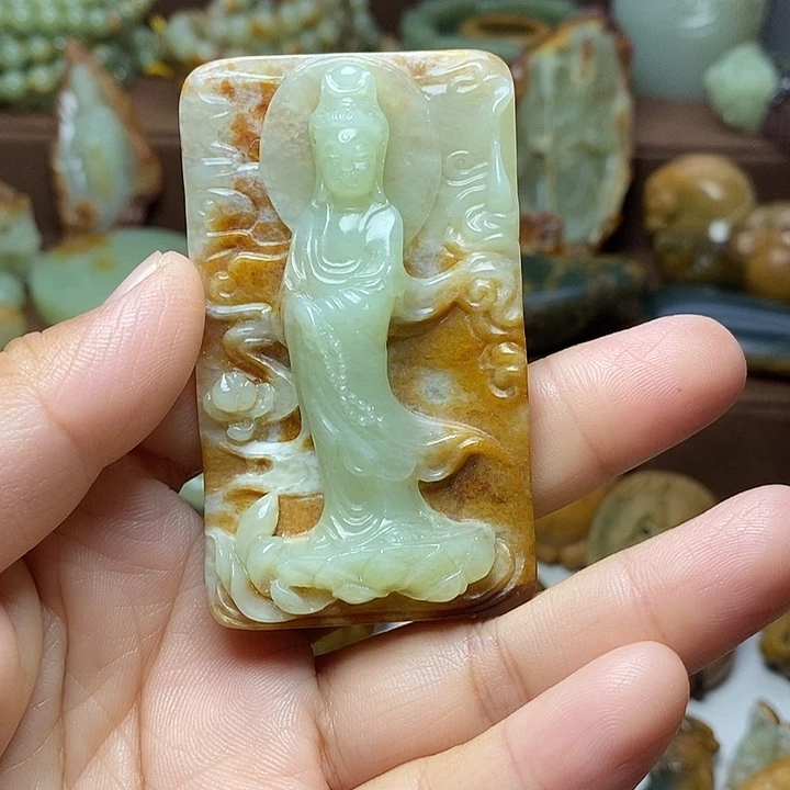 ️***·颈饰未镶嵌岫岩河磨玉（透闪石质玉）