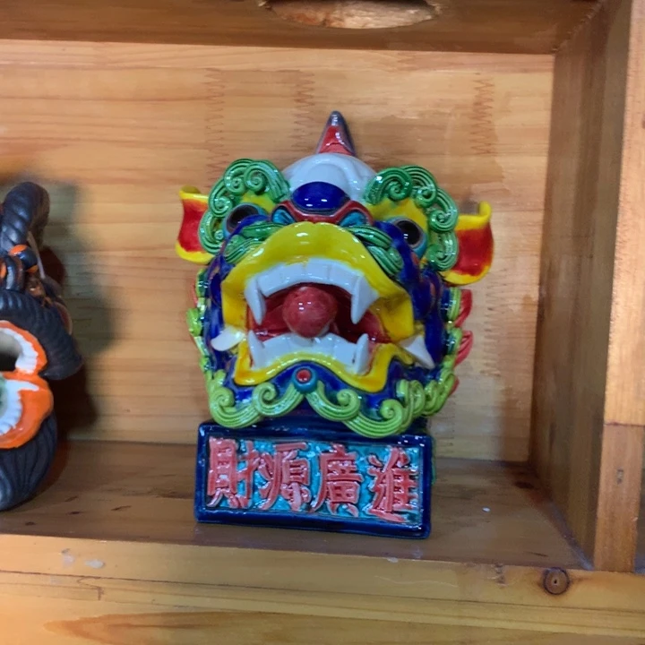 摆件啄****漆陶瓷特价狮子