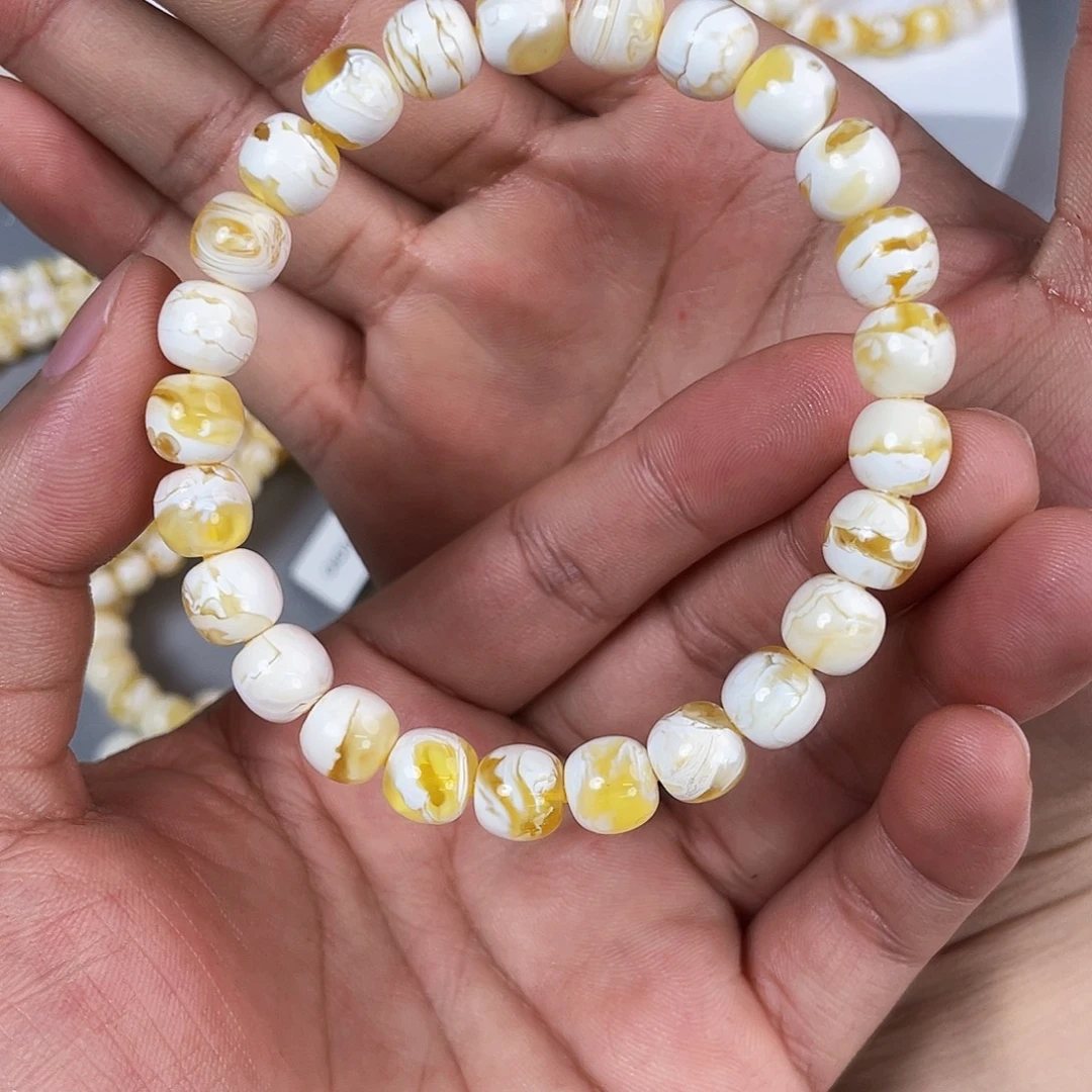 啦***1琥珀未镶嵌手链尘系列黑金