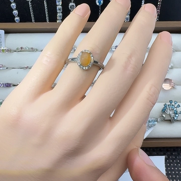 欧泊未镶嵌戒指22