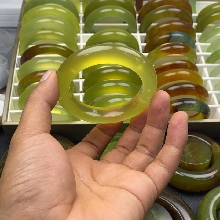 蛇纹石玉合金手镯59
