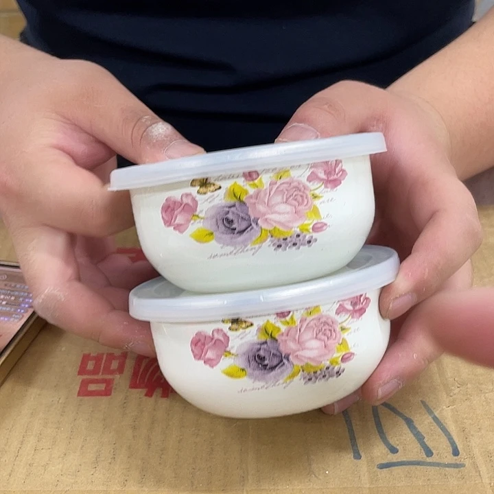 10公分冰碗2个搪瓷