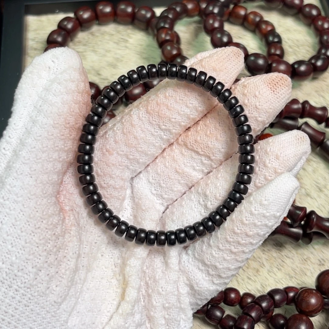 小叶紫檀手串/手链 3x6 药片