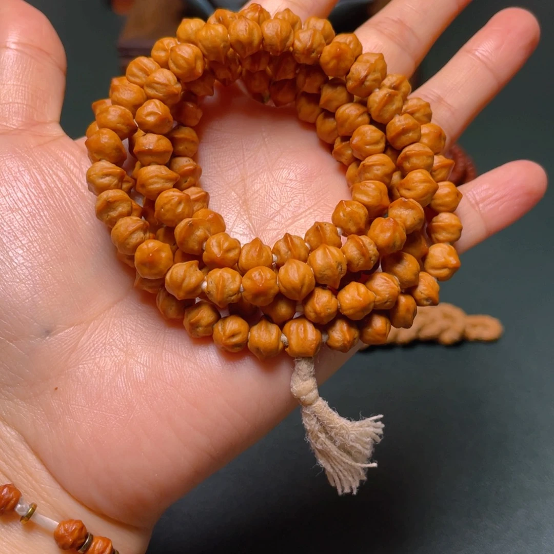 柏香籽/百香籽吊坠白芽横打长串