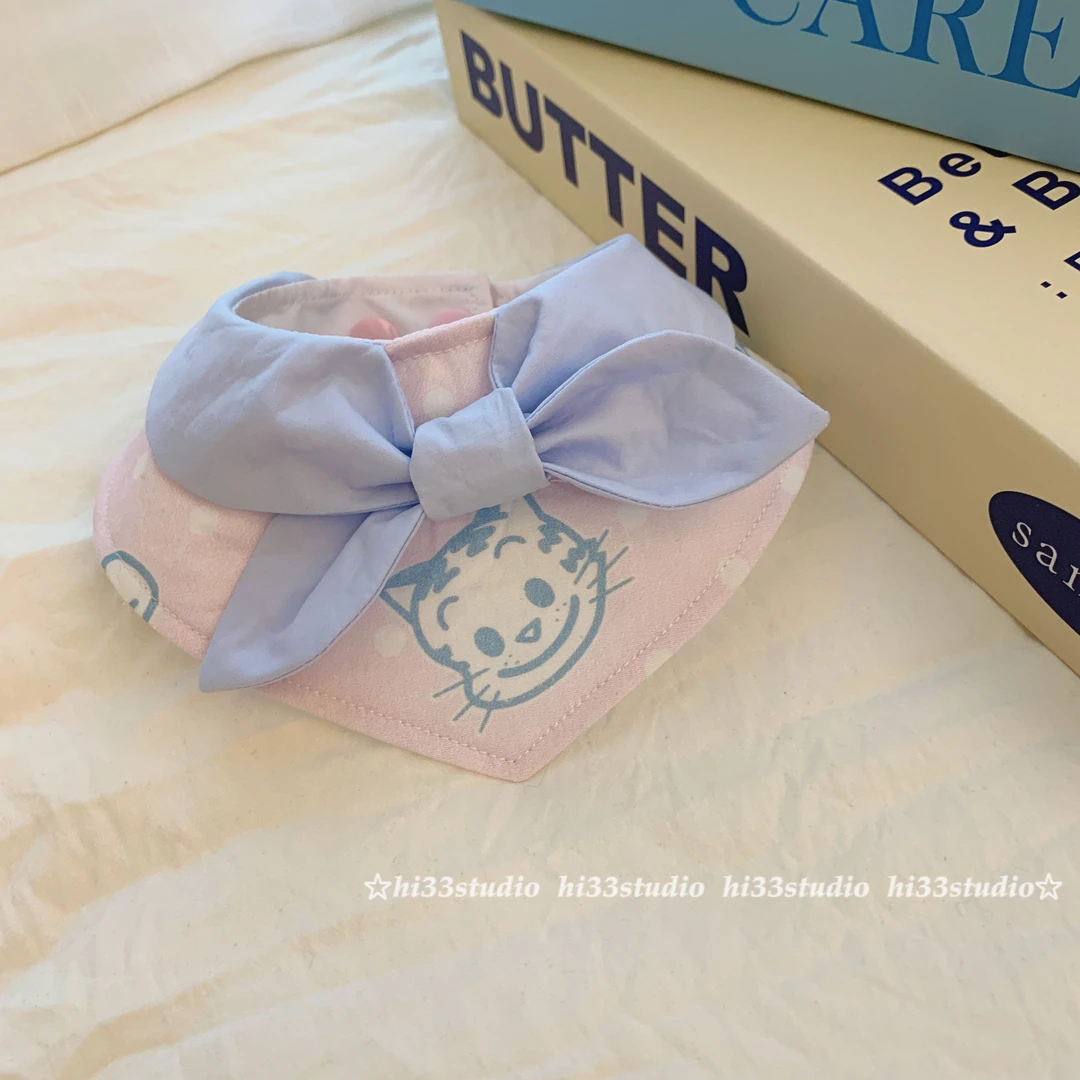 Purbe噗比原田治口水巾宠物围兜可爱口水巾猫咪狗狗网红小披风