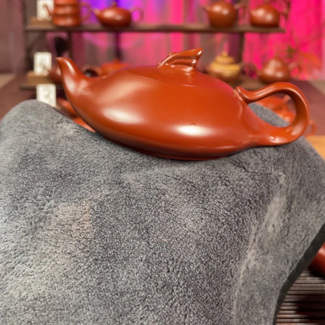 柚***蛮紫砂茶壶精工丹凤朝阳120cc