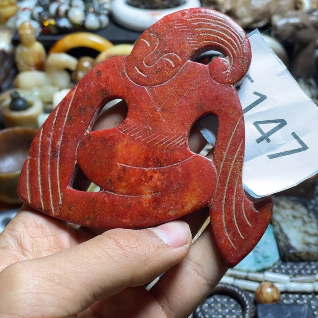 和田玉（糖玉）挂件未镶嵌