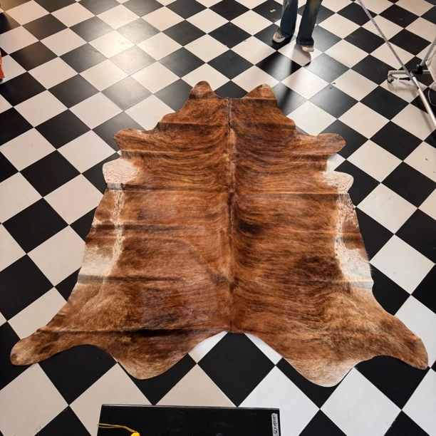 【本尼家】K2033 250*230cm专拍牛皮地毯家用轻奢