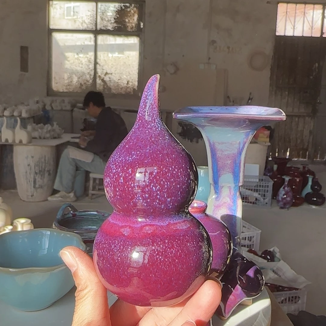 摆件陶郑家钧瓷摆件微瑕
