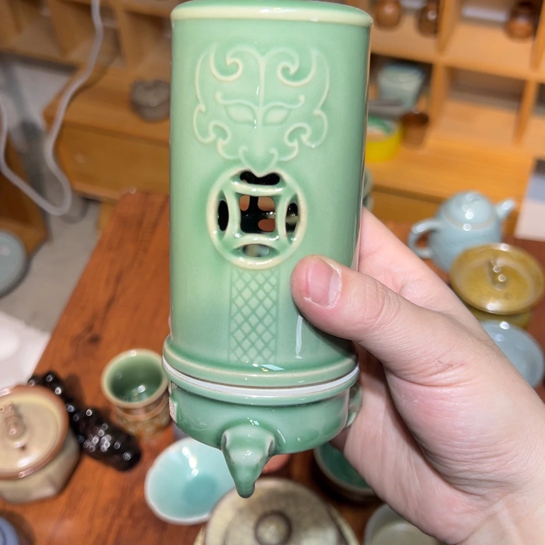 青瓷茶器青瓷茶器微瑕