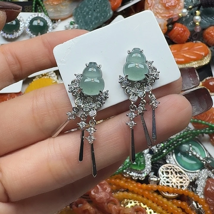 翡翠未镶嵌项链翡翠