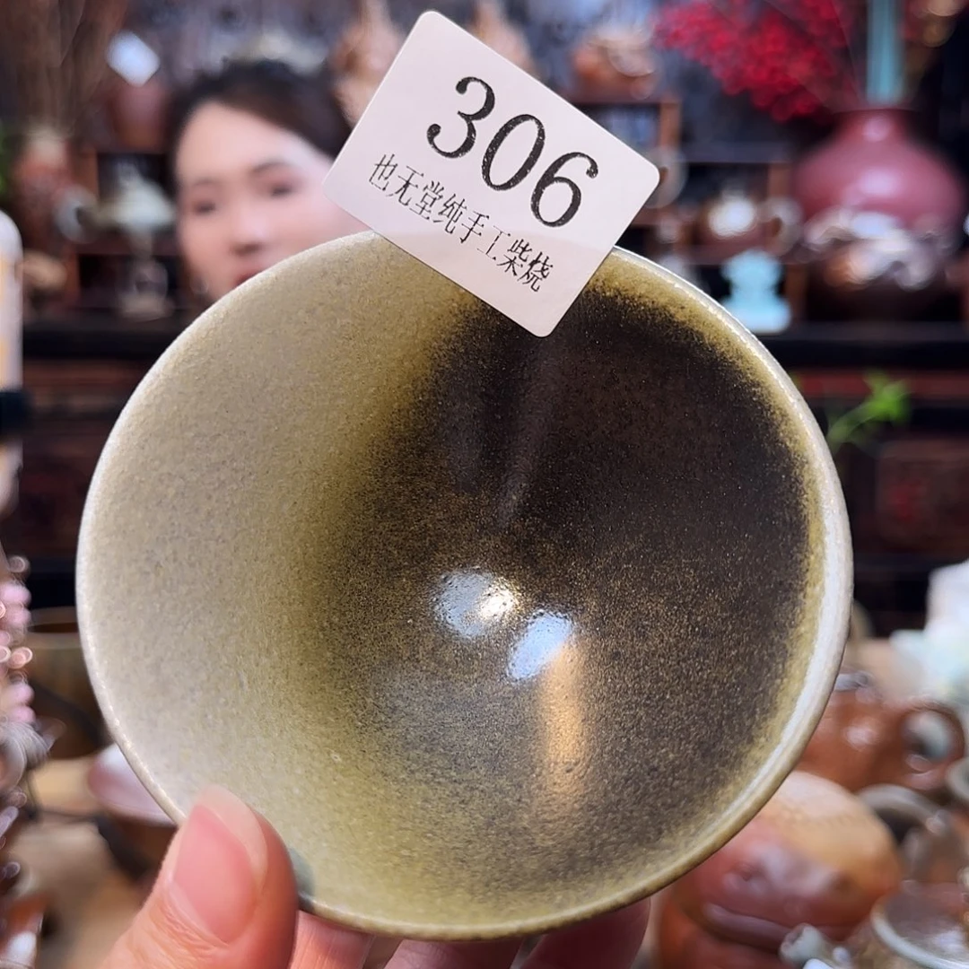 纯柴烧手工杯子100容量