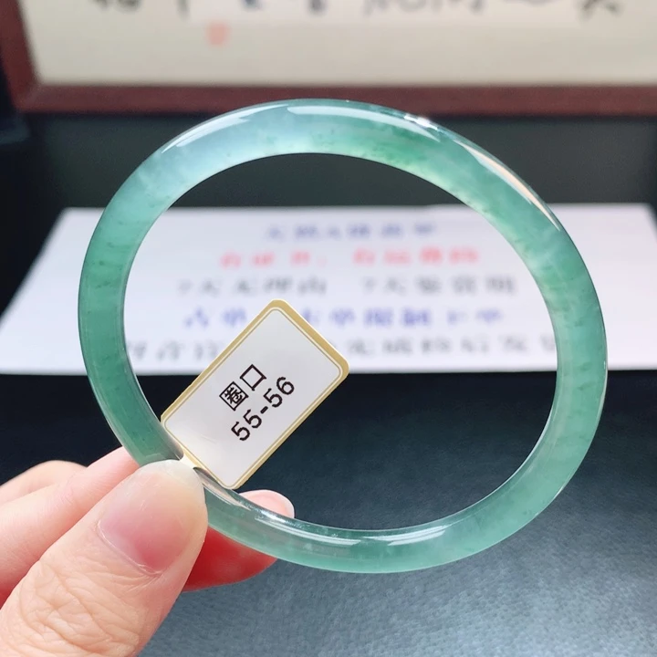 翡翠未镶嵌手镯翡翠手镯59