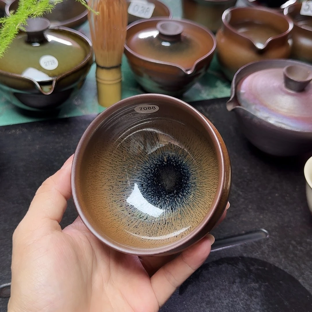 茶盏7088罗莉柴烧手工主人杯