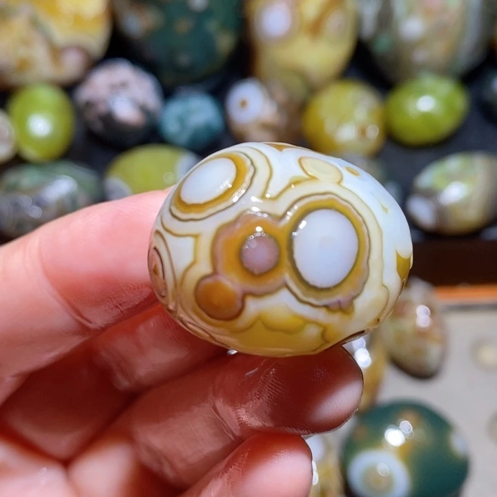 未镶嵌玛瑙/玉髓珠宝半成品22