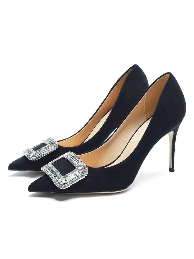 【唐小姐】手工女鞋2025新款时尚百搭约会通勤必备气质性感夏季细跟