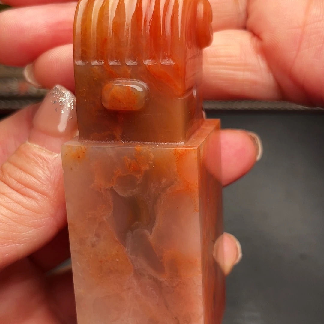 寿山石寿山石印章手把件