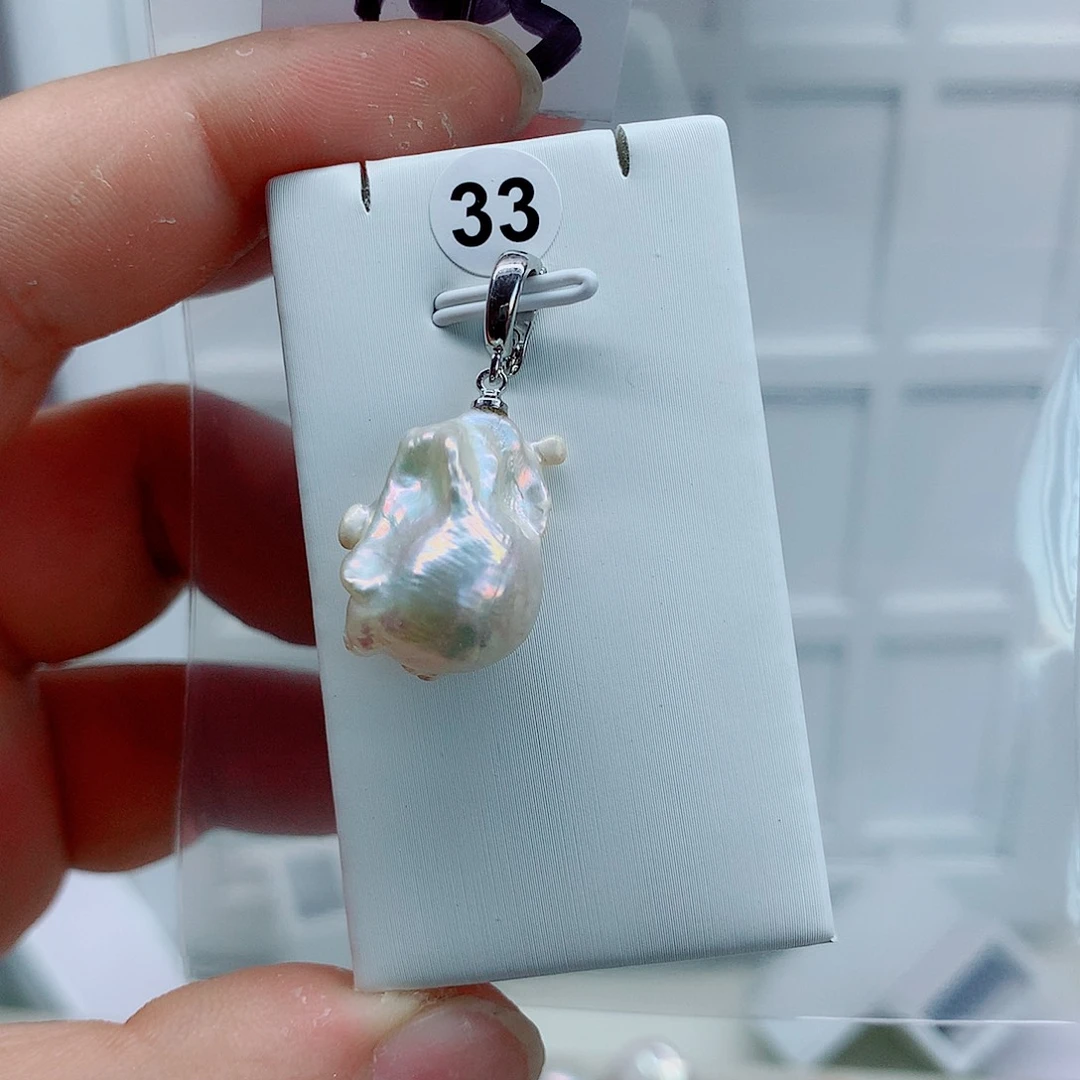 吊坠(不含链)合金淡水珍珠