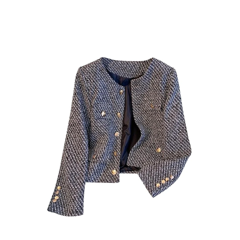 广州十三行高货爆款法式高端小香风外套女春秋高级感名媛加厚上衣