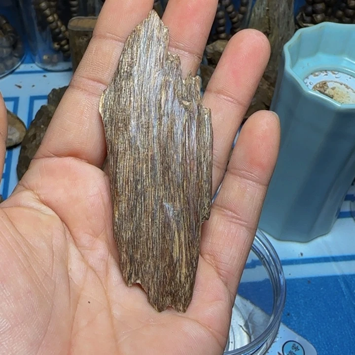 木微**风手工艺雕塑根雕木方板材6.4克