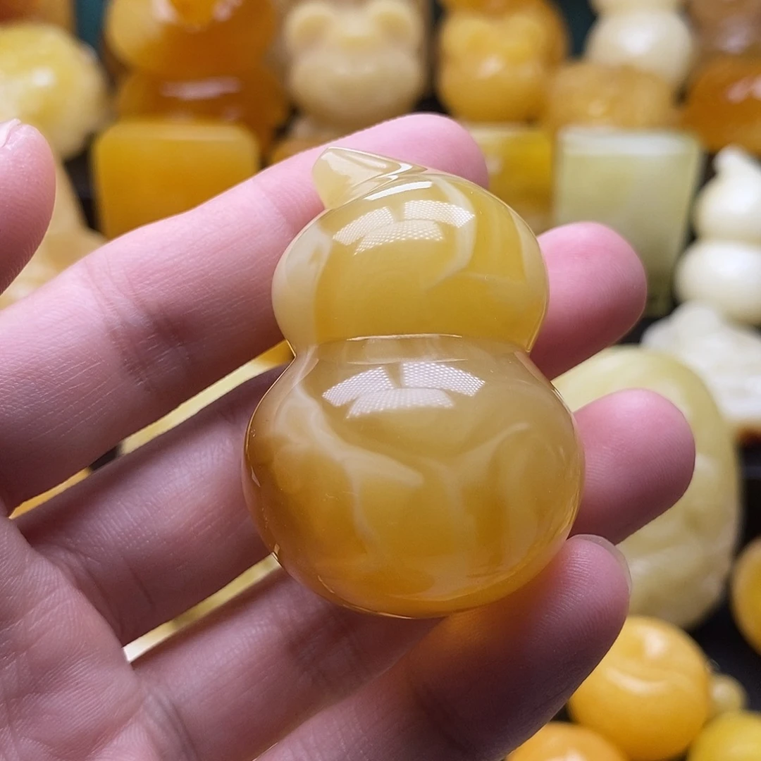 琥珀颈饰未镶嵌琥珀蜜蜡吊坠
