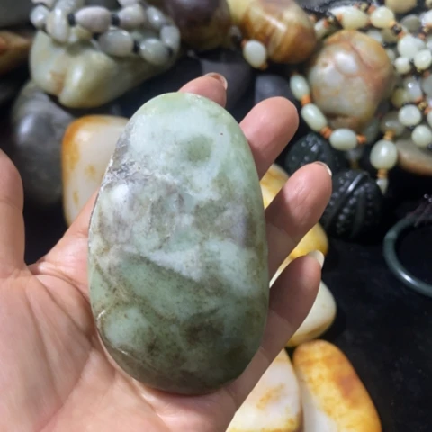 和田玉（糖玉）未镶嵌车挂