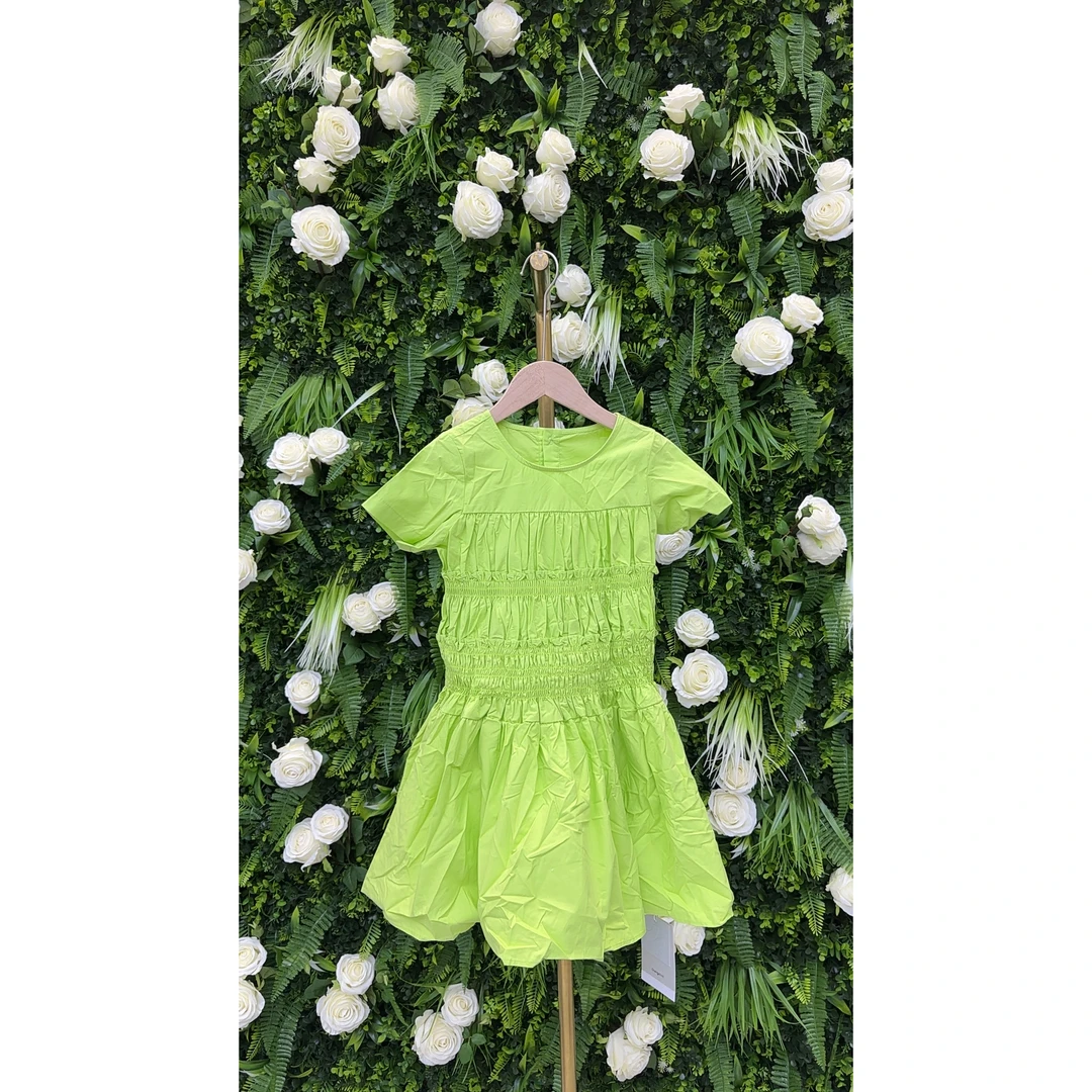 品牌高端承@希童装【120-160】重工褶皱连衣裙——540310