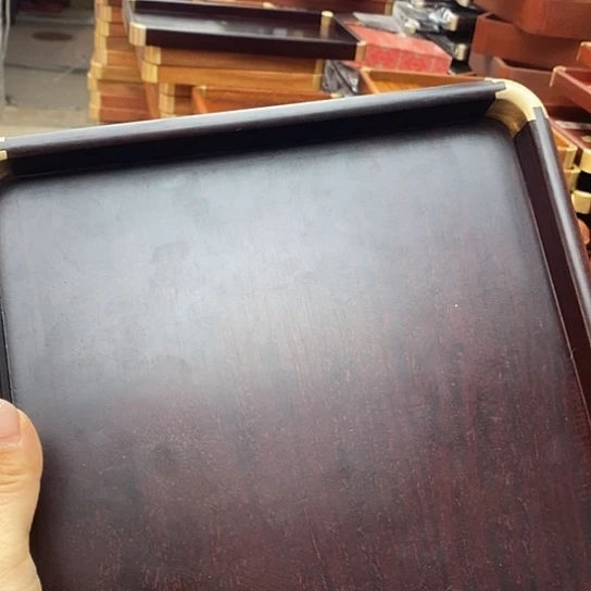 24❌24紫檀文玩托盘收纳盘