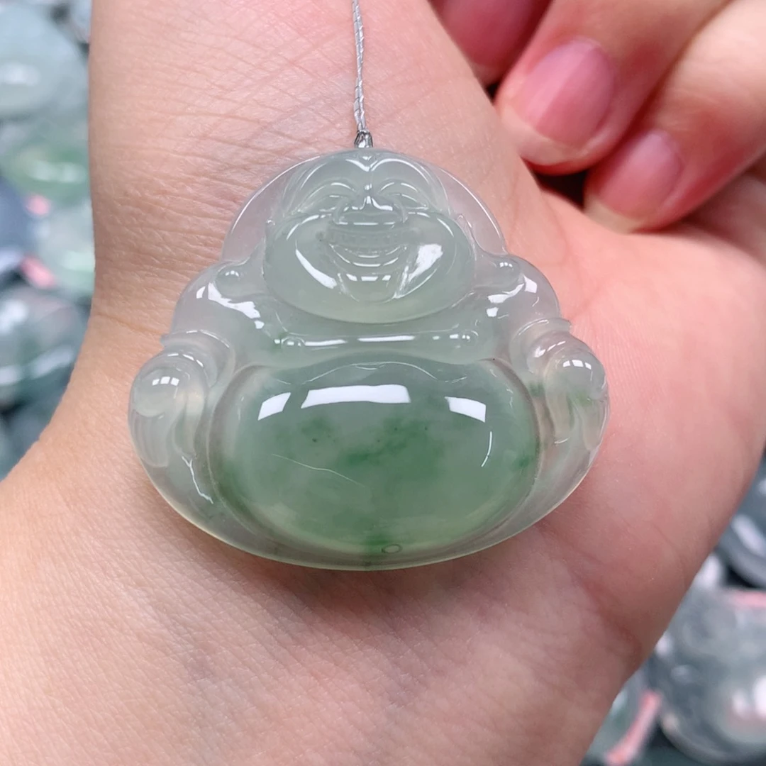 颈饰未镶嵌翡翠天然翡翠