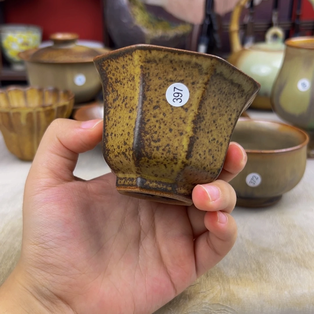 杯纯手工柴烧主人杯