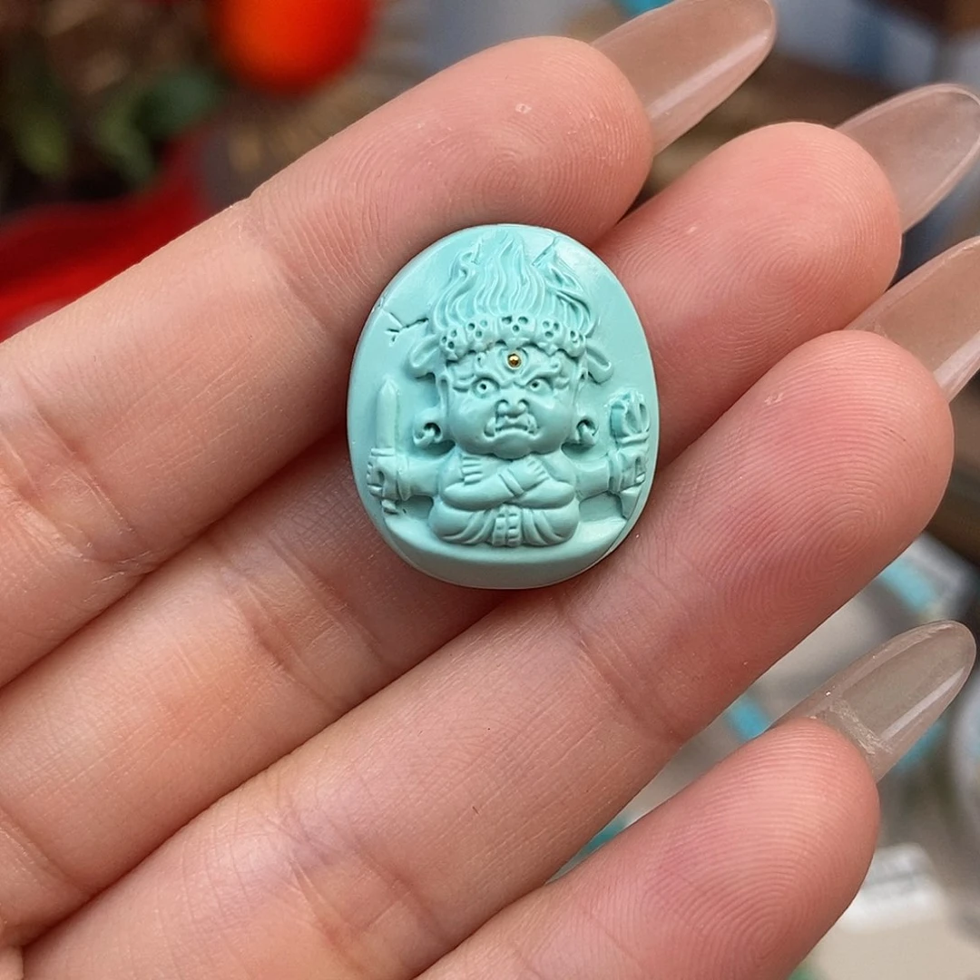 绿松石雕刻未镶嵌