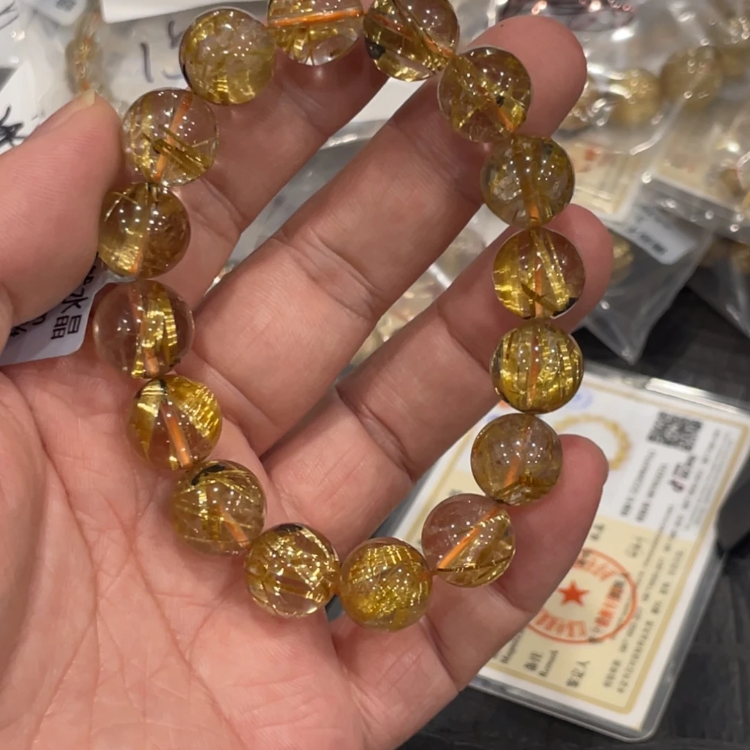 荣***】未镶嵌手链水晶aaa0194钛晶