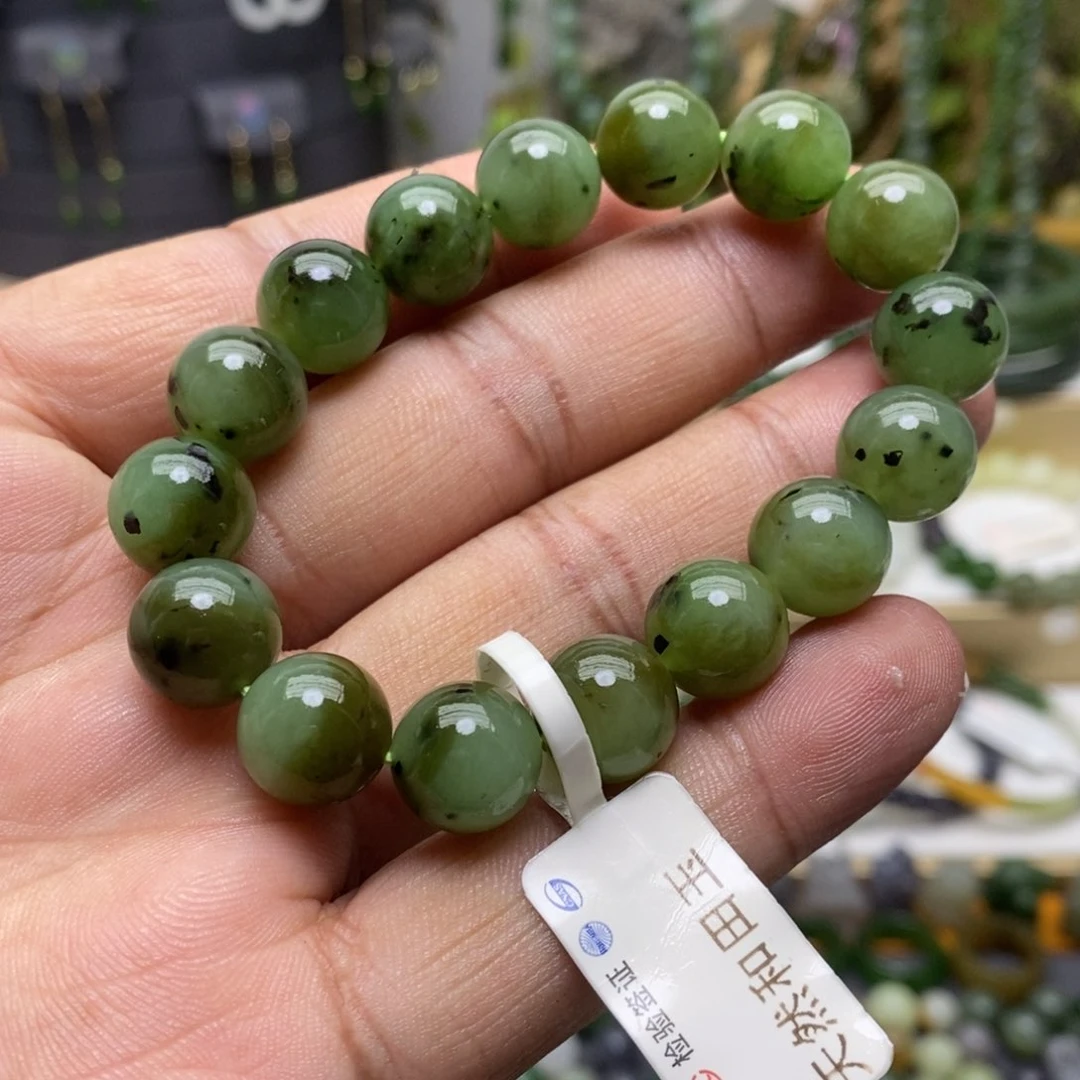 和田玉（碧玉）手链未镶嵌71