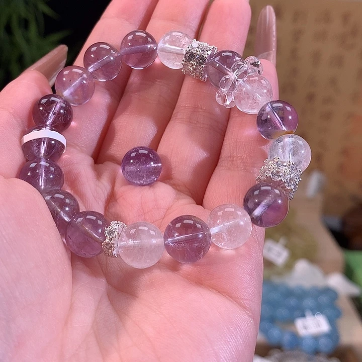 水晶手链未镶嵌紫水晶