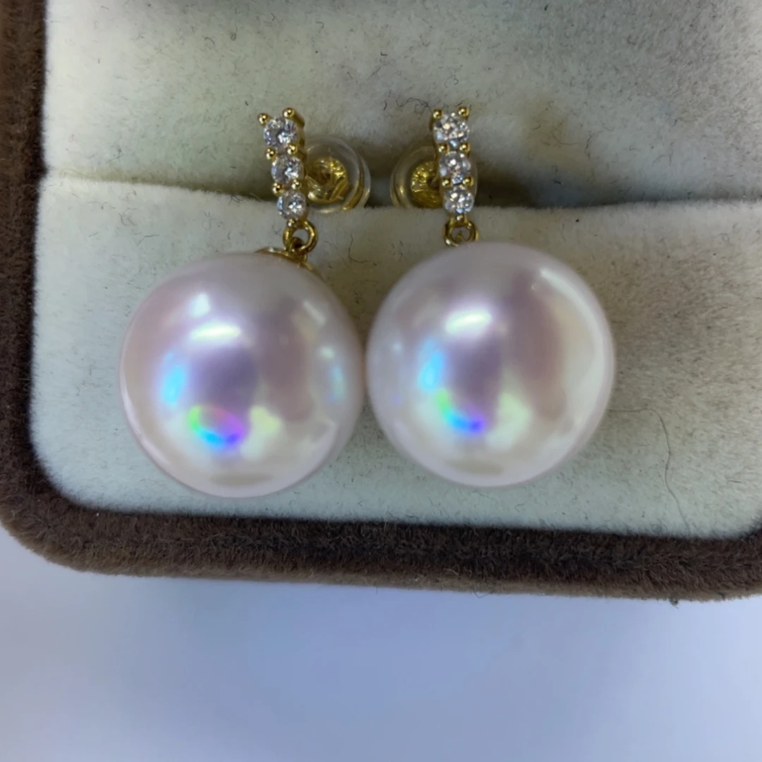 淡水珍珠耳饰未镶嵌