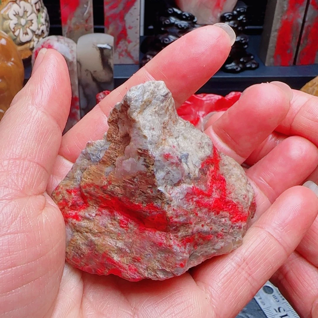 昌化鸡血石1**熊昌化鸡血石