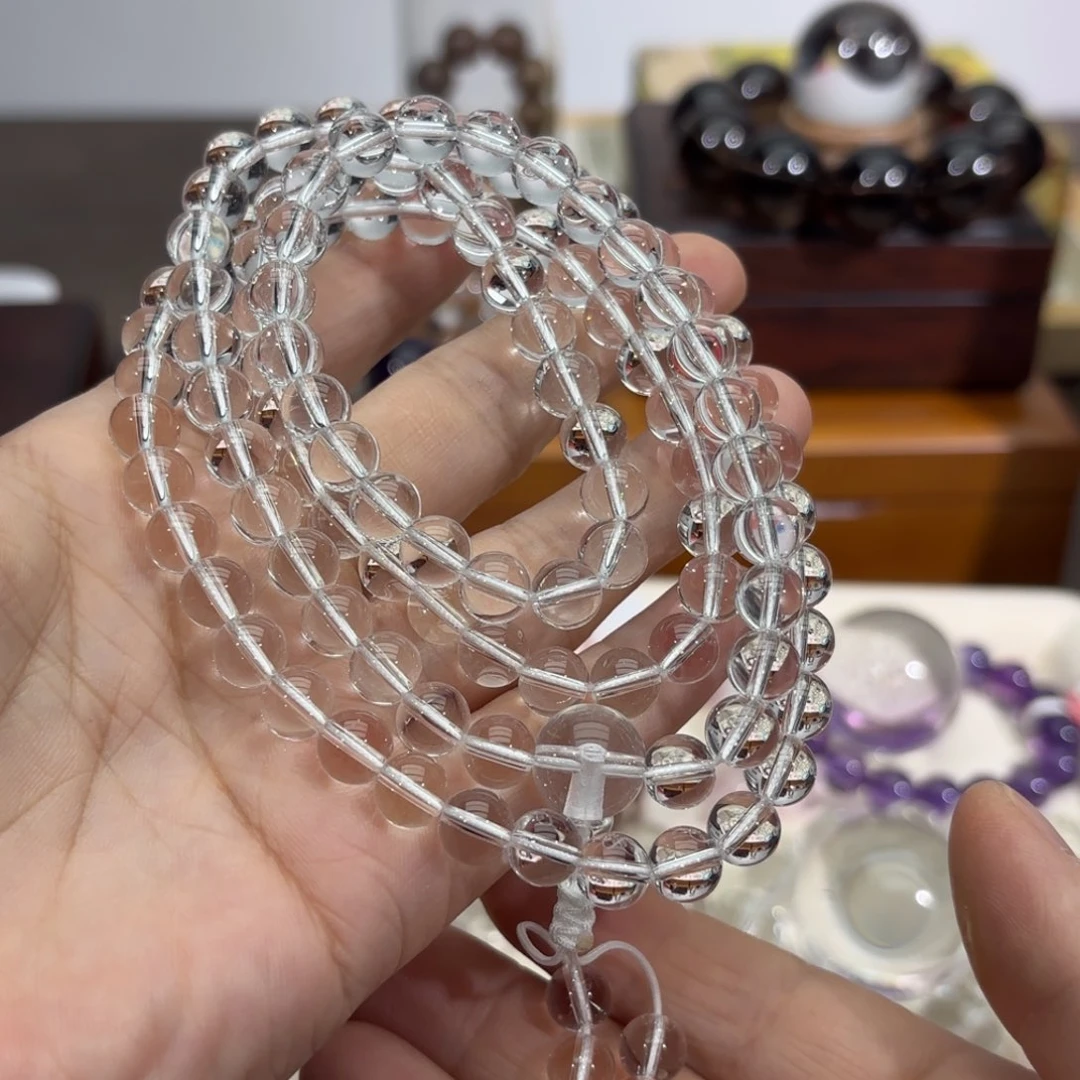 未镶嵌手链水晶手串108卡8