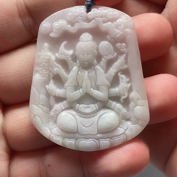 翡翠未镶嵌颈饰翡翠首饰