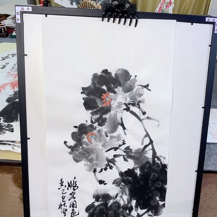 国画张圣敏先生纯手绘作品
