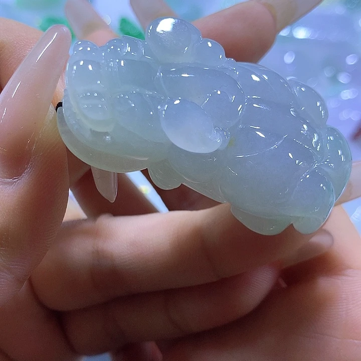 翡翠未镶嵌颈饰天然翡翠A货吊坠