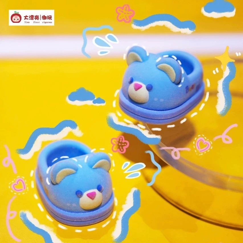 娃三岁400%专用娃娃鞋盲盒场景道具潮玩可爱公仔