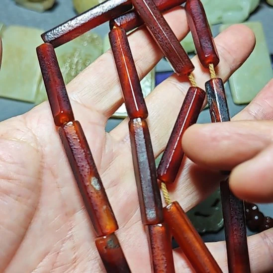 合金颈饰玛瑙/玉髓石*迷