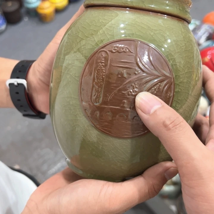 瑕疵福利品陶瓷茶叶罐