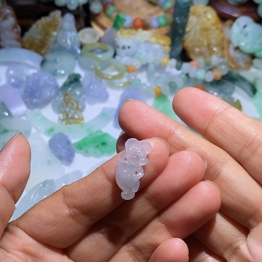 未镶嵌定制翡翠米奇