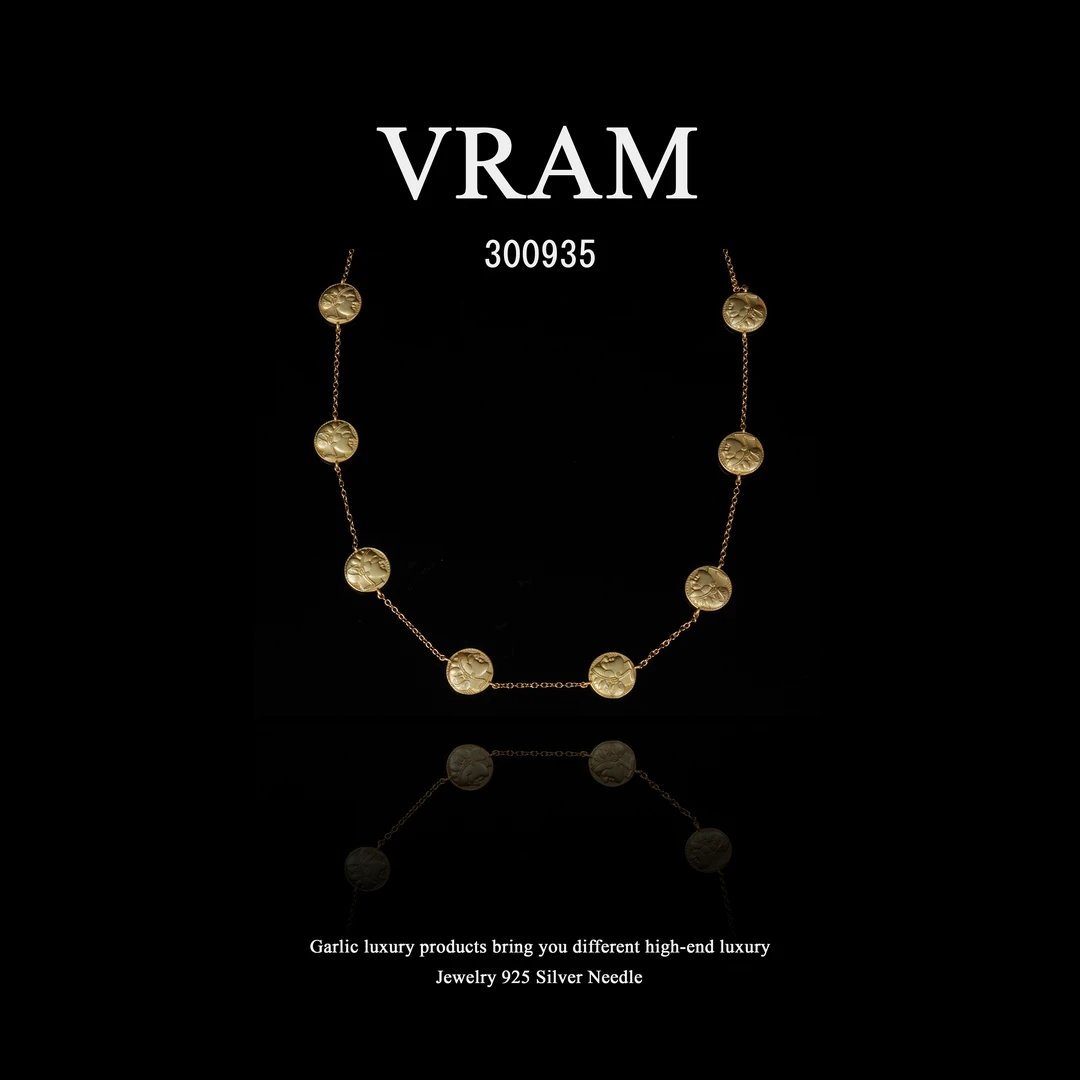 镀K金 VRAM项链-300935（40+6cm）