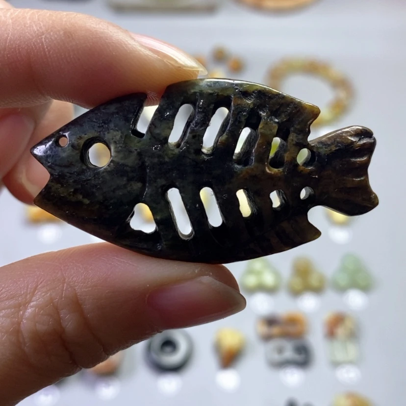 【闪购商品】合金岫玉吊坠(不含链)