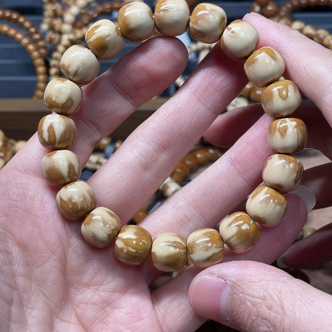 吊坠紫金鼠实心紫金鼠手串12花皮